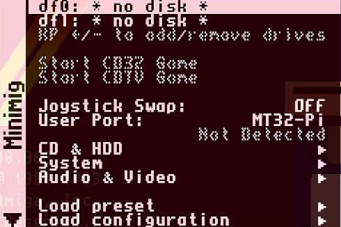 MiSTer Minimig Screen