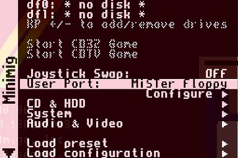 MiSTer Minimig Screen